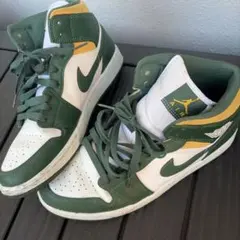 Air Jordan ハイカットスニーカー グリーン/ホワイト　　28.0のサムネイル