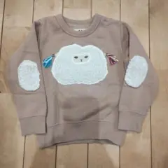 HOGAN MARKEY'S 羊刺繍 ベージュ トレーナー