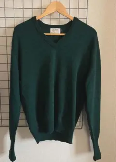 Cashwool LORD JEFF vネックニット 80s