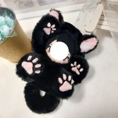 三毛だらけ⑬　あざとポーズ　黒猫 　おすわりぬい服　ちびぐるみ対応　着ぐるみのサムネイル