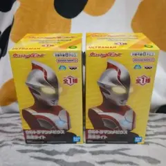 ウルトラマンメビウス　胸像ライト　2体セット