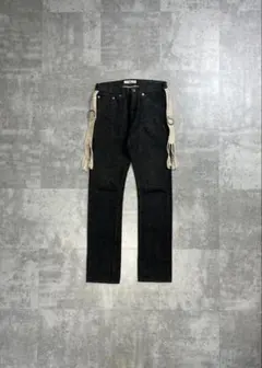 アンダーカバー　SS08 タッセルフリンジ　ブラックデニム　1のサムネイル