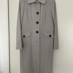 BURBERRY グレー ロングコート 38のサムネイル