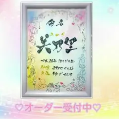 可愛い命名♡誕生日などにも