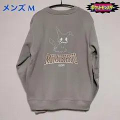 ポケモン ミミッキュ 裏起毛トレーナー メンズM
