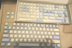 キーキャップセット ブルー系 デザインキーキャップのサムネイル