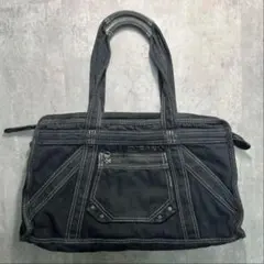 diesel メタルロゴ　ハンドバッグ　archive ショルダーバッグ