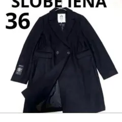 SLOBEIENA スローブイエナ チェスターコート　カシミヤ混　ブラック36