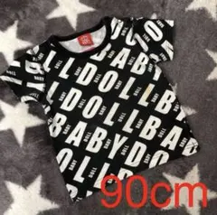 ベビードール  Tシャツ　90cm  ブラック 黒 ベビド baby doll