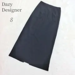 ブラック タイトスカート S スリット きれいめデザイン ビジネス プライベート