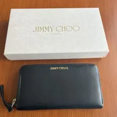 JIMMY CHOO 長財布 BETTINA ブラック 美品 箱 カード - メルカリ