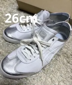 未使用級✨オニツカタイガー onitsuka Tiger 26白MEXICO66