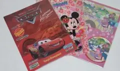 カーズ ミニーマウス クリアファイル ３個セット