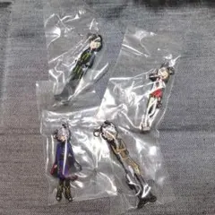 ツイステ 1番くじ K賞ラバーチャーム キーホルダー 4種セット売り 各1個