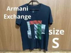 Armani Exchange ブラック Tシャツ S