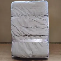 Christian Dior モスグリーン 薄い掛布団 145×200cm 混毛