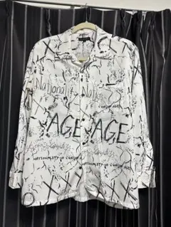 【美品】Temptation 総柄シャツ Mサイズ モード/ストリート