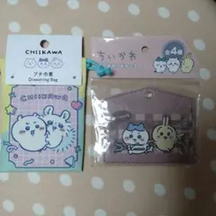 ✣ちいかわ✣ 窓付きカードケース プチ巾着のサムネイル