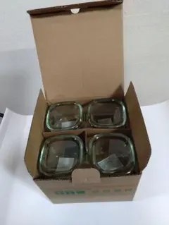 iwaki イワキ　耐熱ガラス保存容器 グリーン 7個セット