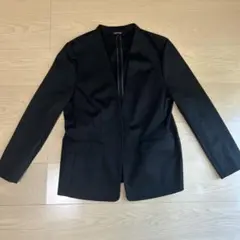 UNTITLED ノーカラージャケット ブラック 42