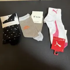 靴下　レディース ソックス 3足セット