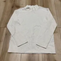 ユニクロ ヒートテック リブカットソー 120cm