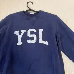 SAINT LAURENT YSLロゴ スウェット ネイビーのサムネイル