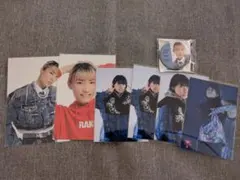 SUPER☆DRAGON 柴崎楽 生写真 缶バッジ ポストカード