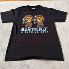 A BATHING APE BABY MILO Tシャツ ブラック S