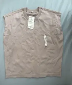無印良品 ニットスリーブ ベージュ M