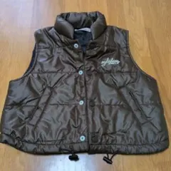 ブラウン ダウンベスト 2ポケット