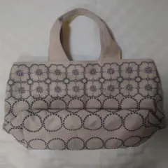 ミナペルホネン アネモネ タンバリン パニーニバッグ ベージュ