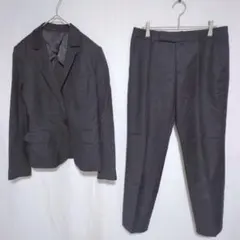 ザスーツカンパニー　パンツスーツ　セットアップ　レダ社　オフィス　ネイビー　40