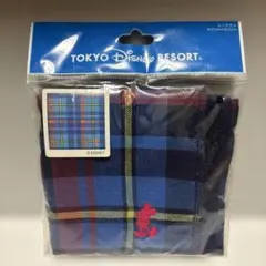 東京ディズニーリゾート チェック柄ハンカチ