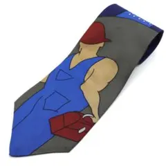 USA製 ビートルズ ネクタイ ハードデイズナイト 古着 総柄 ビンテージ