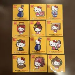 ハローキティ ヤマト運送　50周年記念 ステッカー 12枚セット