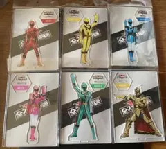 全スーパー戦隊展　マジレンジャー　アクリルスタンド　6ケセット