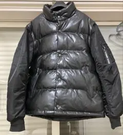 GU × UNDERCOVER　コンバーチブルパデッドブルゾン　Ｌ　黒