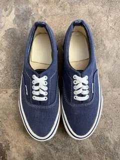 80s VANS ERA デッドストック スニーカー デニム ネイビー USA