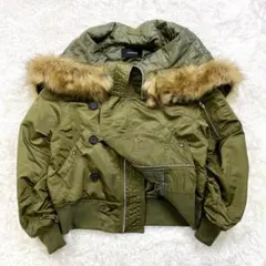 military type n-2b flight far jacket y2k