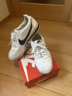 ナイキ クラシック コルテッツ レザー 白黒 27.5