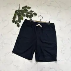 7792✾無印良品✾ハーフパンツ【L】ネイビー/綿100%/ショート/短パン