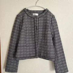 index ノーカラーツイードジャケット　Mサイズ 美品
