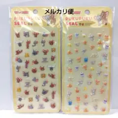 トムとジェリー　ぷくぷくシール　2種セット