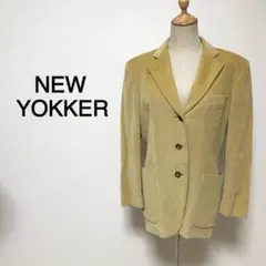 【Mサイズ】NEWYORKER ベージュカラー コーデュロイジャケット