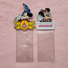 ディズニー チケットホルダー ミッキー ミニー レトロ セット 平成 レア