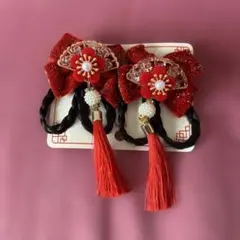 [新品未使用] 和風　ヘアクリップ　ヘアーアクセサリー　着物　コスプレ