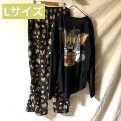 【aimerfeel】トムとジェリーパジャマ ルームウェア 上下セット L