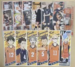 ハイキュー!!ロングステッカー 烏野 菅原 月島 日向 田中 西谷 山口