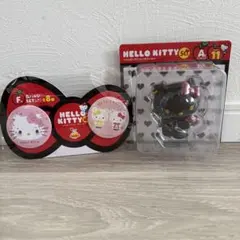 しもぶくれ様専用ハローキティ1番くじ　フィギュアと缶バッジ2点セット